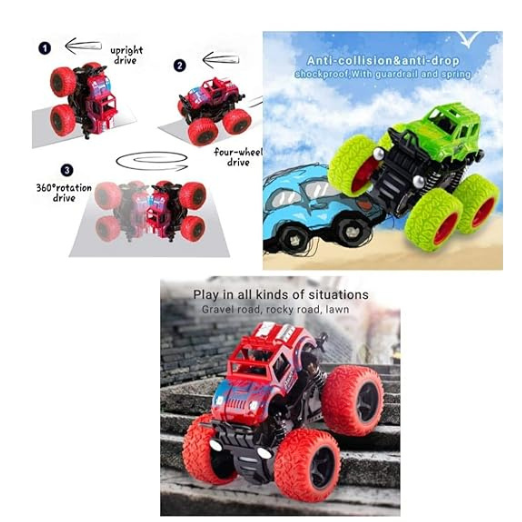 Big Wheel Diecast Toy Car Monster Truck Kids