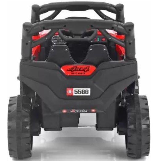 Electric Ride On Jeep For Kids With Remote Control, Music 1-5 Yrs Jeep Battery Operated Ride  (Red)