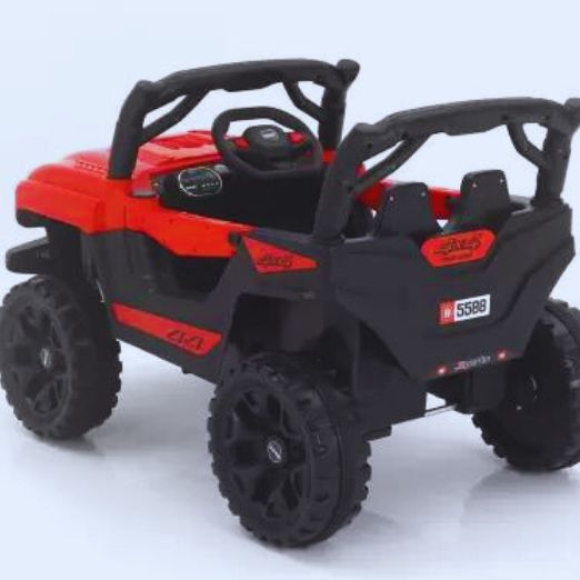 Electric Ride On Jeep For Kids With Remote Control, Music 1-5 Yrs Jeep Battery Operated Ride  (Red)