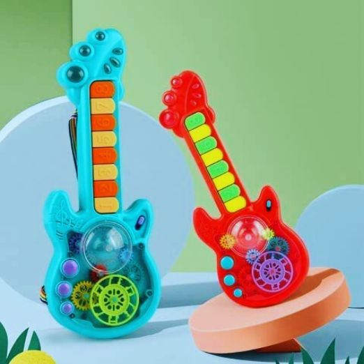 Rotating Gears Musical Guitar Toy