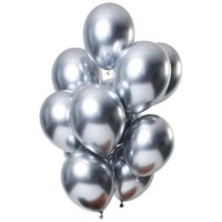 Party Balloons, Pack of two (Silver) 25pcs + 25pcs